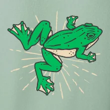 Žaba zelená kreslená