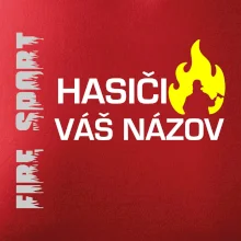 Hasiči - Váš názov - FLUO + Reflexná potlač