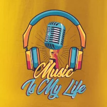 Music is my life slúchadlá
