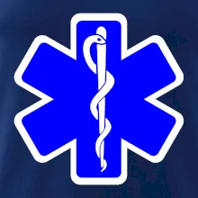 Rescue - Hviezda na prsníku + nápis na chrbte Rescue - Hviezda na prsníku + nápis na chrbte