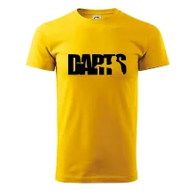 Darts - nápis so šípkarom