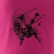 Skica ninja veverička