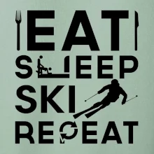 Eat sleep ski repeat