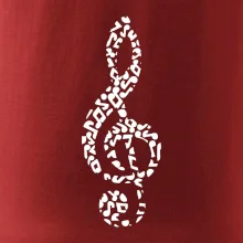 Husľový kľúč z nôt