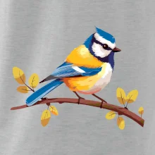 Sýkorka modrinka kreslená