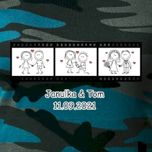 Svadobný deň - váš nápis (Hana-creative)