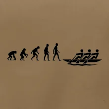 Evolúcia veslovanie 3 ľudia