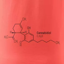 Molekulárna štruktúra CBD (Canabidiol)