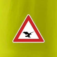 Dopravná značka - Pozor orol Dopravná značka - Pozor orol