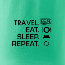 Eat sleep travel - Veľký príves