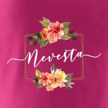 Nevesta štvorec oranžový