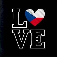 Love Česká vlajka Love Česká vlajka