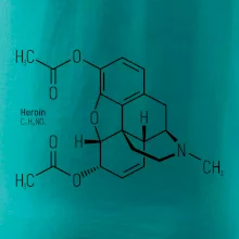 Molekulárna štruktúra Heroín
