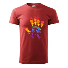 LGBT hand print