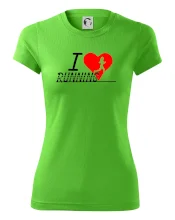 I love running dievča