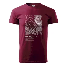 Plechý - vrstevnice v obdĺžniku