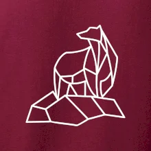 Geometria ľadový medveď na ľade