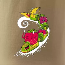 Milkshake vlak kreslený