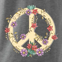 Peace symbol pieskový