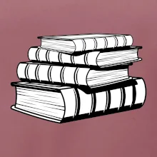 Knihy čiernobiele na sebe