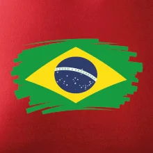 Brazília vlajka štetkou Brazília vlajka štetkou