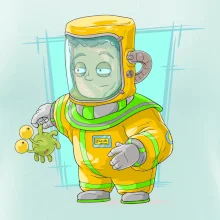 Vesmírny vojak zelený