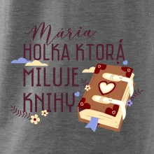 Kniha - Holka, ktorá miluje knihy  - Vaše meno