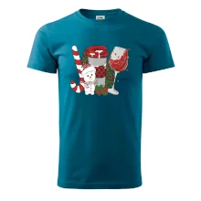 Vianoce, víno a snehuliak