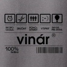 Čiarový kód - vinár