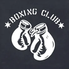 Boxing club nápis Boxing club nápis