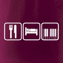 Eat sleep piano v rade