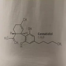 Molekulárna štruktúra CBD (Canabidiol)
