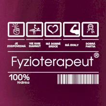 Čiarový kód fyzioterapeutka