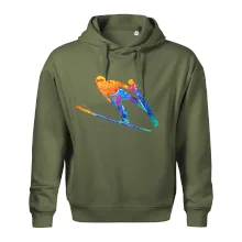 Skokan na lyžiach splash