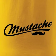 Mustache - nápis