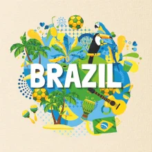 Brazília Farebný obrázok