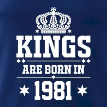 Kings are born in 1981