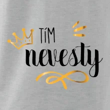 Tím nevesty princezná - zlatá potlač