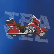 Cestovná motorka Amerika červená Cestovná motorka Amerika červená