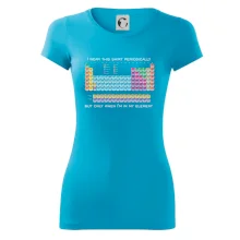 I wear this shirt periodically but only when I'm in my element I wear this shirt periodically but only when I'm in my element