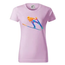 Skokan na lyžiach splash