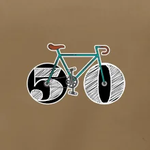 Narodeniny 50 rokov na bicykli