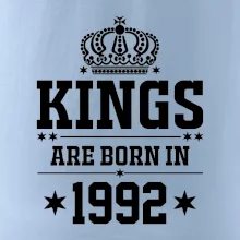 Kings are born in 1992 Kings are born in 1992