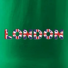 Nápis London vlajka