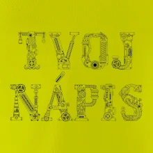 Steampunk vlastný nápis