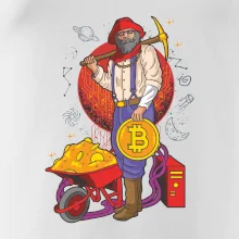 Baník ťaží Bitcoiny