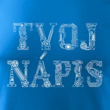 Steampunk vlastný nápis