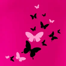 Motýle ružovo čierni Motýle ružovo čierni