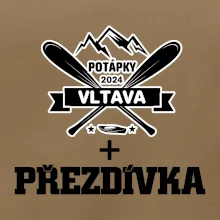 K vode - pádla hory (vlastný nápis) K vode - pádla hory (vlastný nápis)