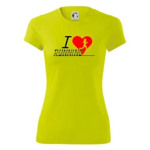 I love running dievča
